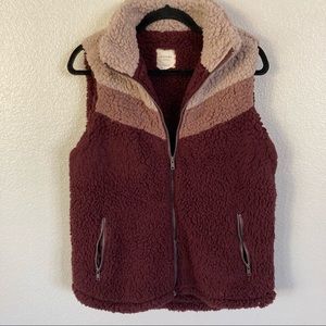 Fuzzy Winter Vest size Medium